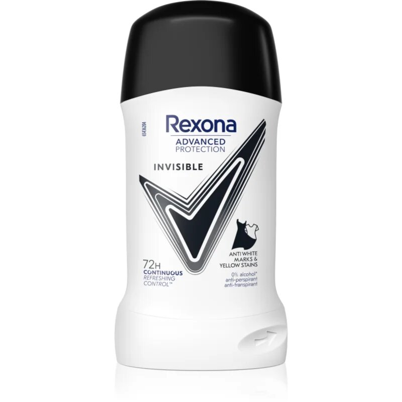 Rexona Advanced Protection Invisible antiperspirant puternic impotriva petelor albe si galbene 50 ml