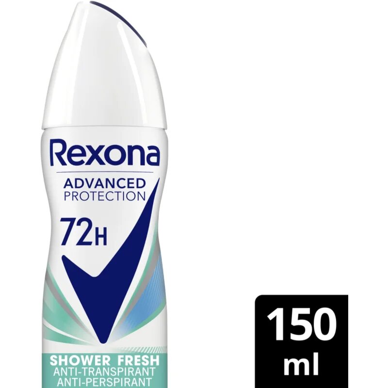 Rexona Advanced Protection Shower Fresh antiperspirant spray 150 ml
