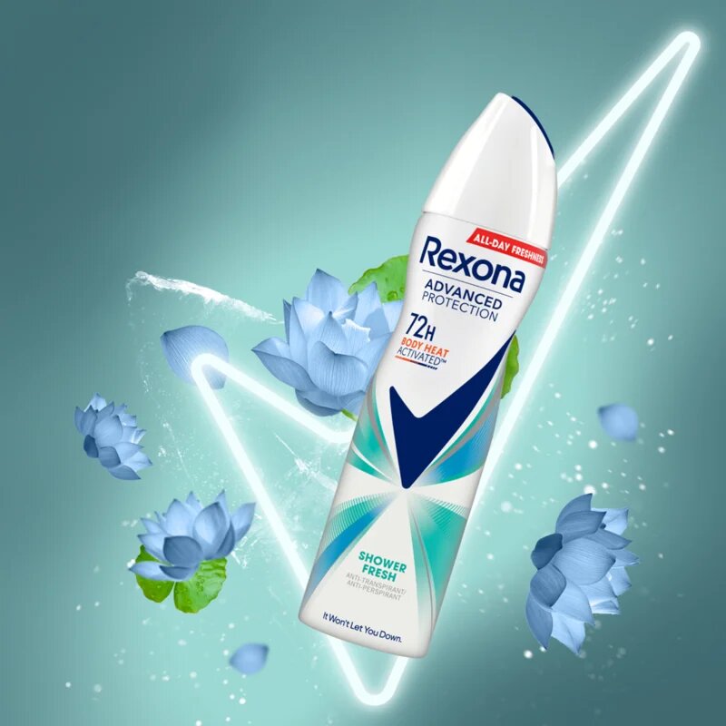 Rexona Advanced Protection Shower Fresh antiperspirant spray 150 ml