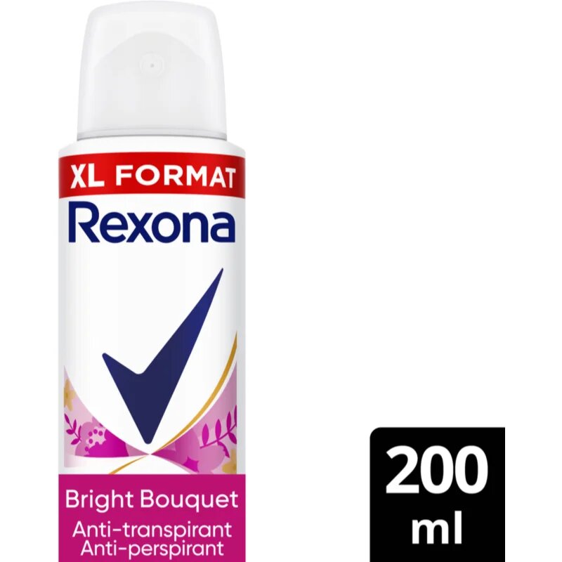 Rexona Bright Bouquet Compressed antiperspirant spray 200 ml