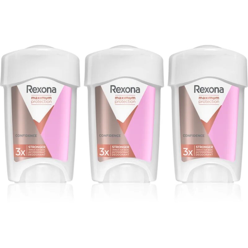 Rexona Maximum Protection Confidence anti-perspirant crema impotriva transpiratiei excesive