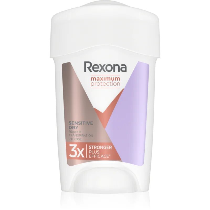 Rexona Maximum Protection Sensitive Dry anti-perspirant crema impotriva transpiratiei excesive Sensitive Dry 45 ml