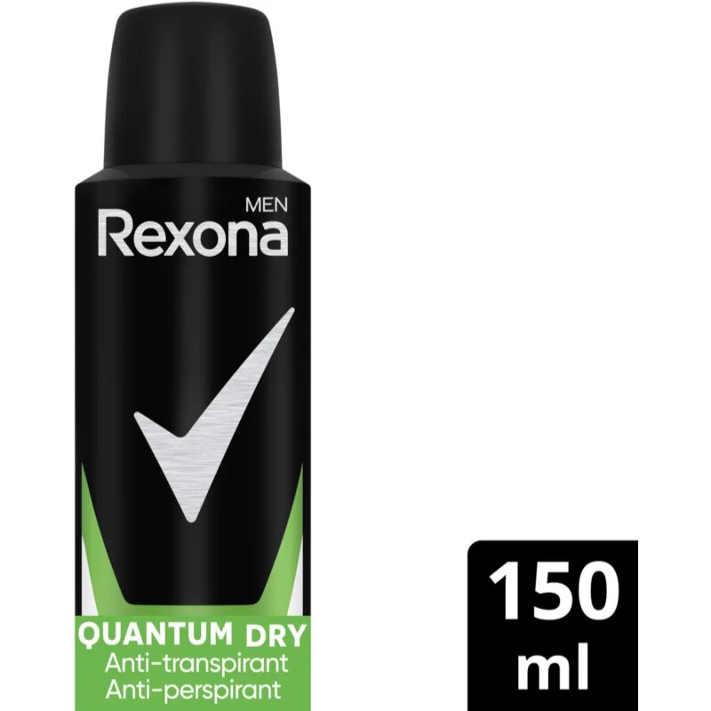 Rexona Men Quantum Dry spray anti-perspirant 150 ml