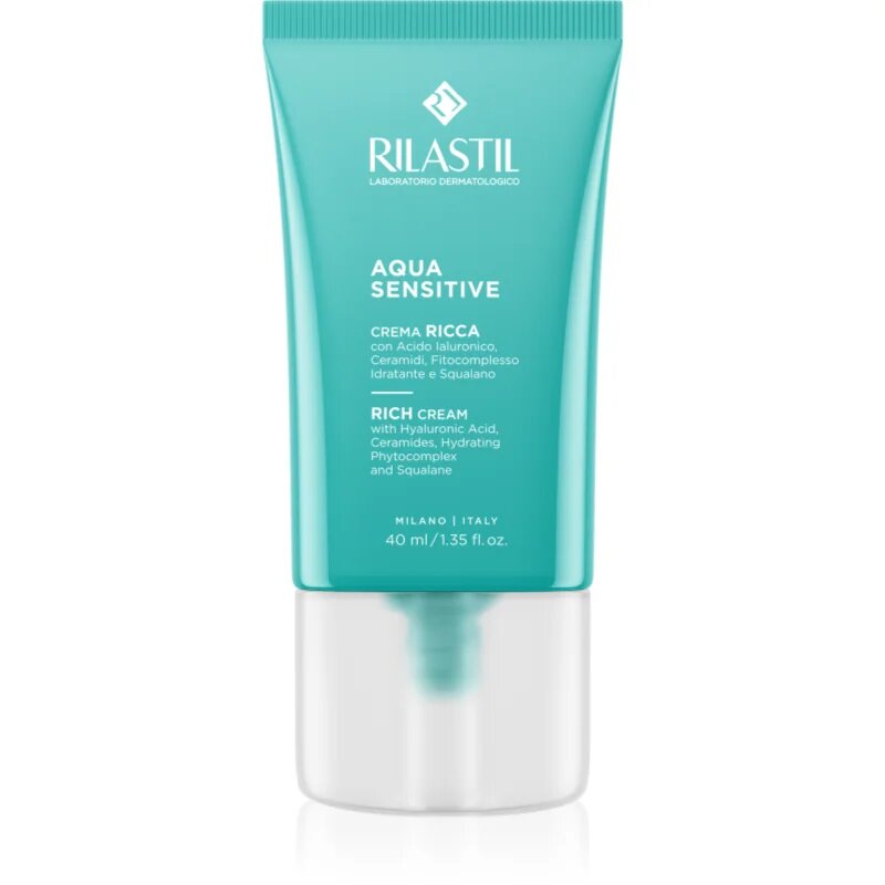 Rilastil Aqua Sensitive cremă hidratantă uscata si foarte uscata 40 ml