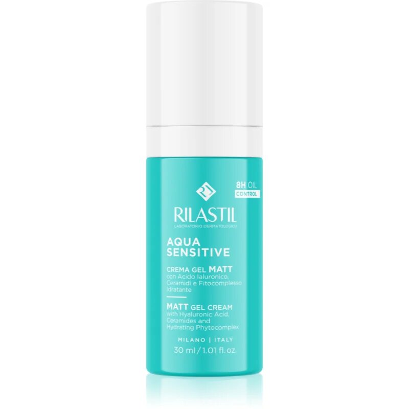 Rilastil Aqua Sensitive gel crema matifianta cu efect de hidratare 30 ml