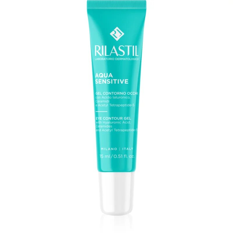 Rilastil Aqua Sensitive gel hidratant zona ochilor 15 ml