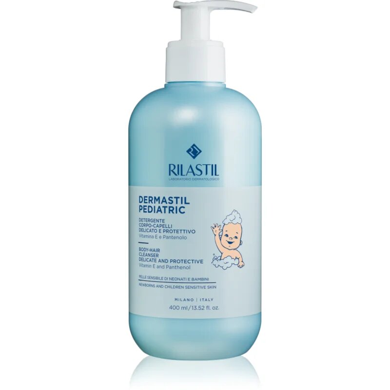 Rilastil Dermastil Pediatric gel de duș și șampon delicat pentru copii 400 ml