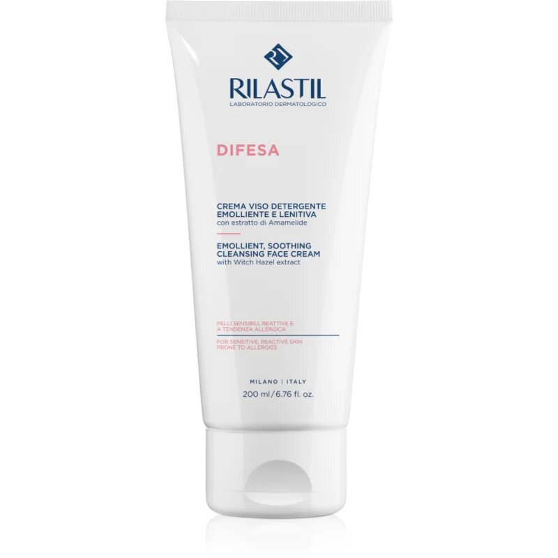 Rilastil Difesa crema de curatare cu efect de calmare pentru piele sensibilă 200 ml