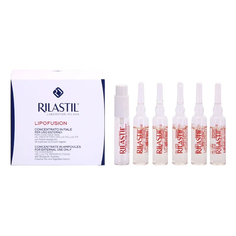 Rilastil Lipofusion ser pentru tratarea celulitei in fiole 10x7.5 ml