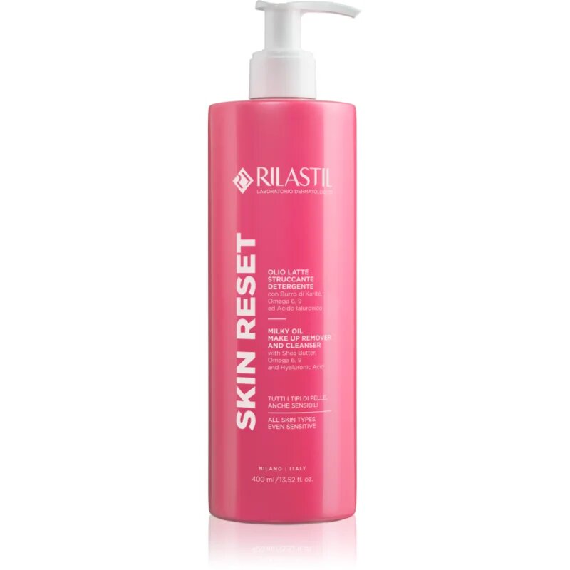 Rilastil Skin Reset lapte demachiant delicat pentru piele uscata spre sensibila 400 ml