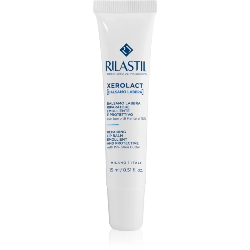 Rilastil Xerolact Balsam de buze hidratant pentru buze uscate 15 ml