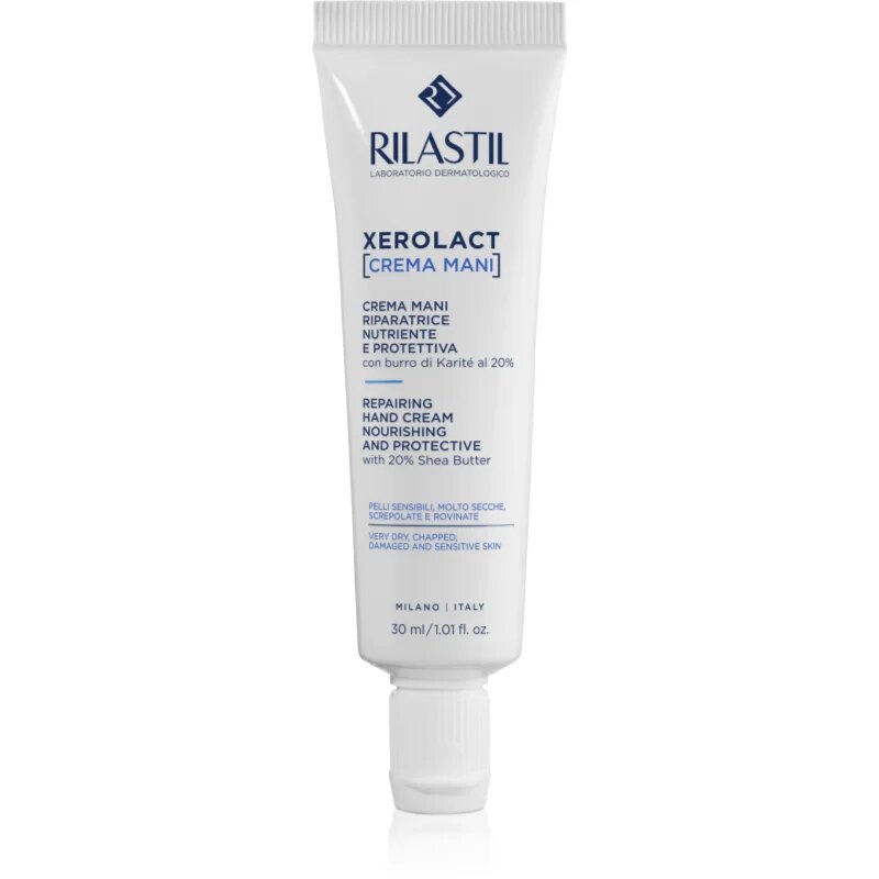 Rilastil Xerolact crema de maini hidratanta pentru pielea uscata sau foarte uscata 30 ml