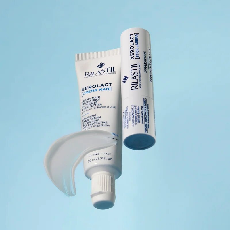 Rilastil Xerolact crema de maini hidratanta pentru pielea uscata sau foarte uscata 30 ml