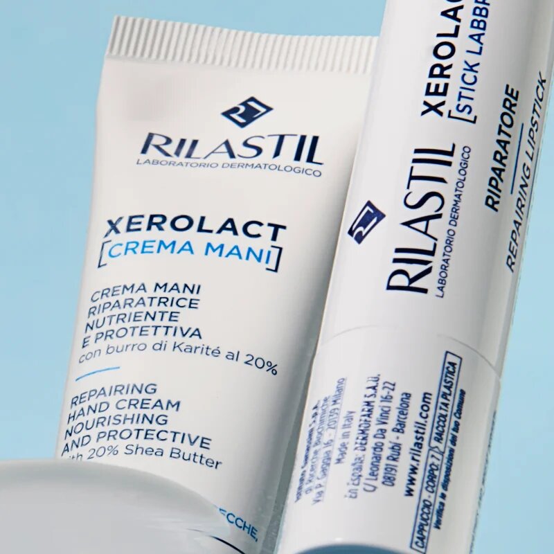 Rilastil Xerolact crema de maini hidratanta pentru pielea uscata sau foarte uscata 30 ml
