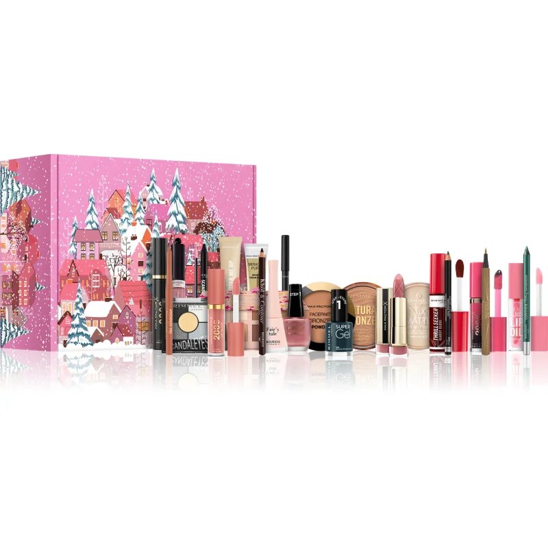 Rimmel Advent Calendar DIY Christmas Wonderland (x Max Factor & Bourjois) Calendar de Crăciun