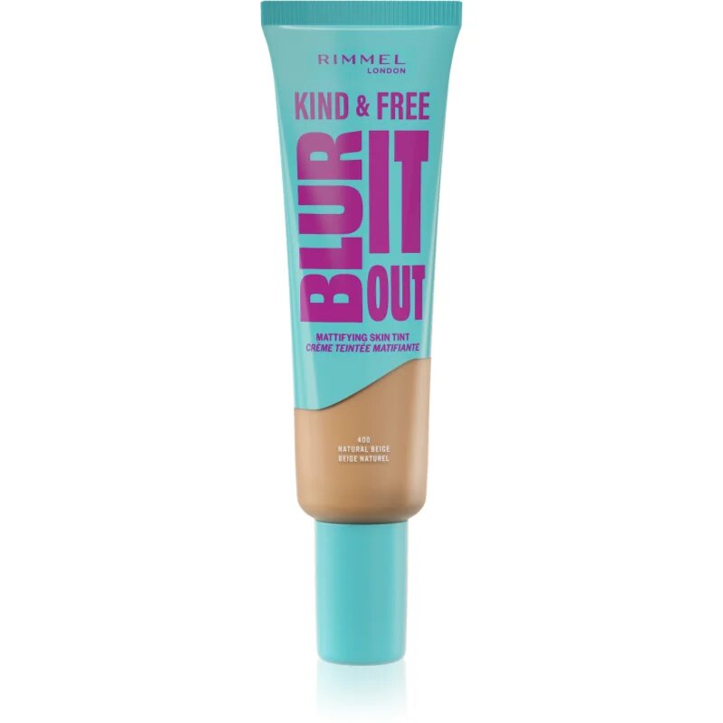 Rimmel Kind & Free Blur It Out machiaj ușor de hidratare culoare 400 Natural Beige 30 ml