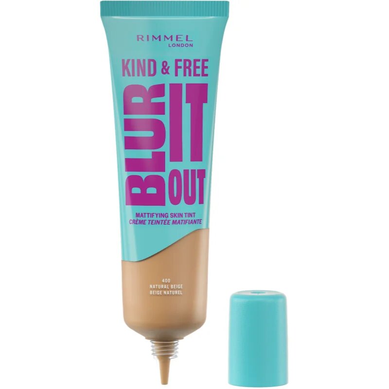 Rimmel Kind & Free Blur It Out machiaj ușor de hidratare culoare 400 Natural Beige 30 ml