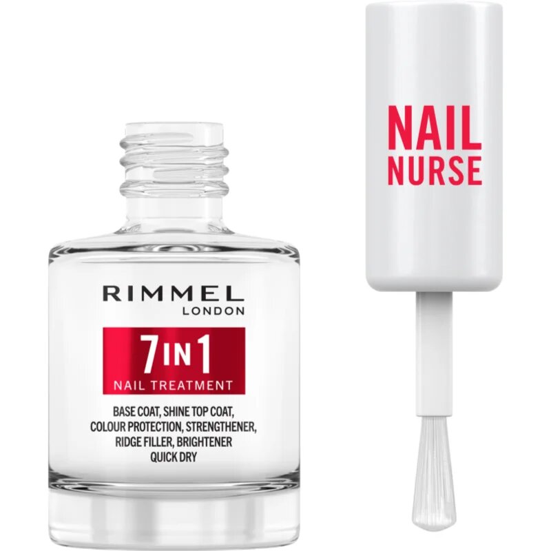 Rimmel Nail Nurse 7-in-1 lac de unghii de baza si superioara 7 in 1 12 ml