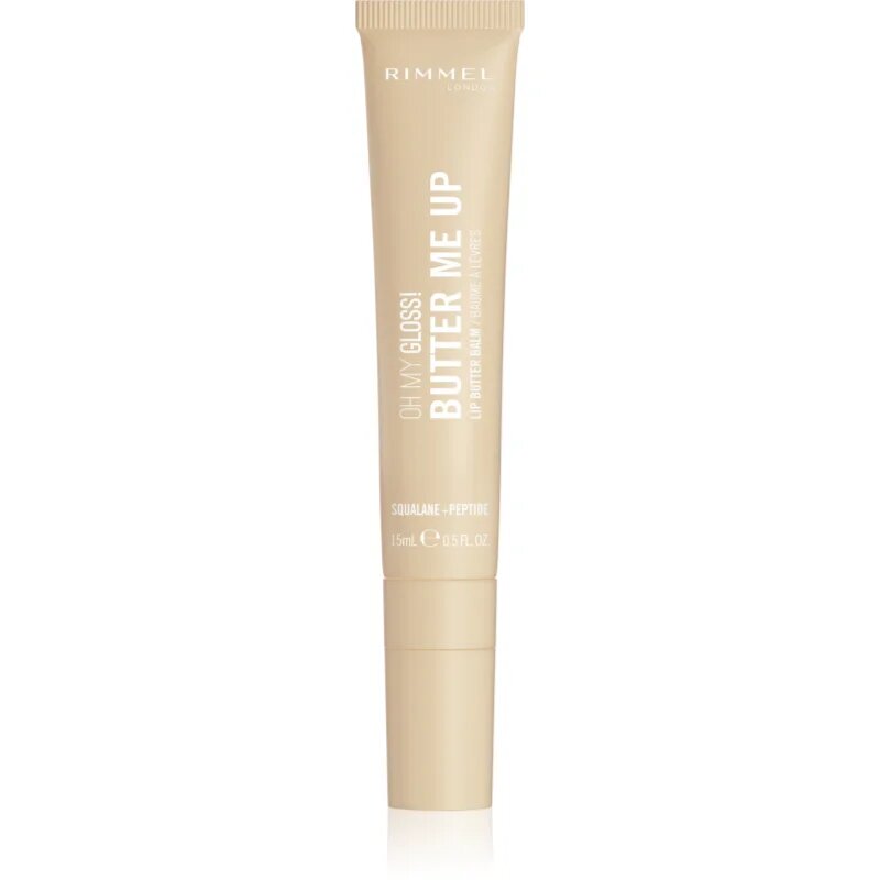 Rimmel Oh My Gloss! Butter Me Up Balsam de buze hidratant culoare 000 Vanilla Frost 15 ml