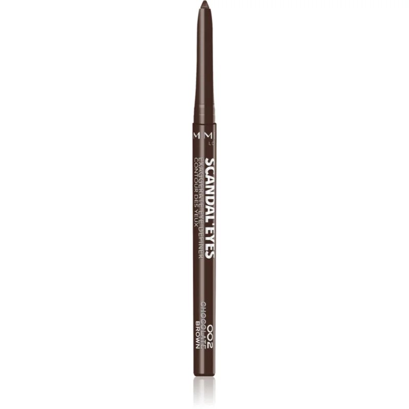 Rimmel Scandal'Eyes dermatograf automat culoare 002 Chocolate Brown 0.35 g