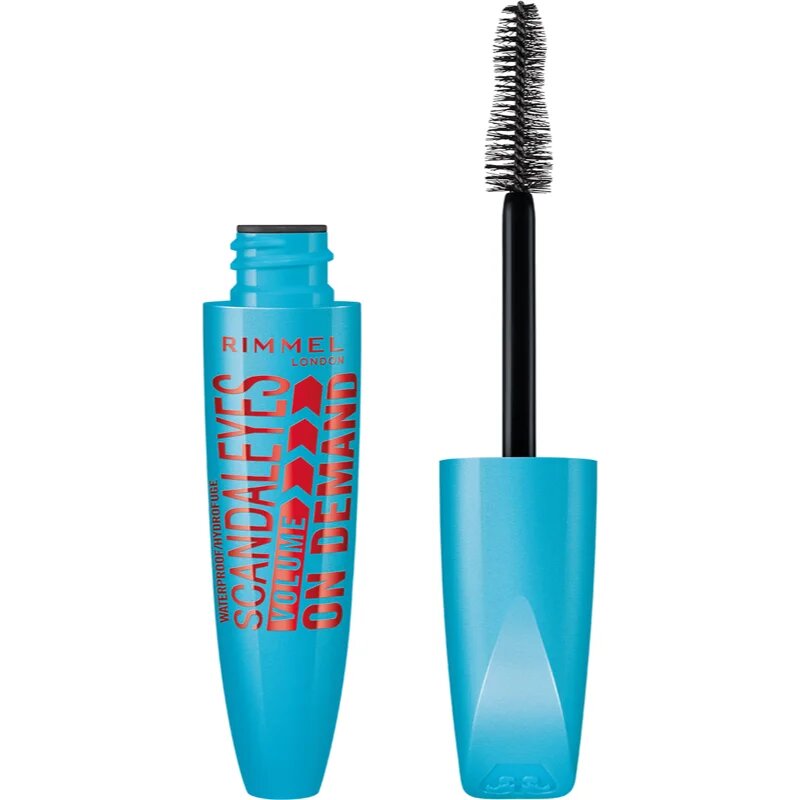 Rimmel ScandalEyes Volume On Demand mascara rezistent la apă pentru volum culoare 001 Black 12 ml