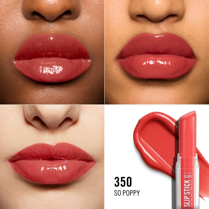 Rimmel Stay Glossy ruj strălucitor de buze culoare POPPY 3.4 g