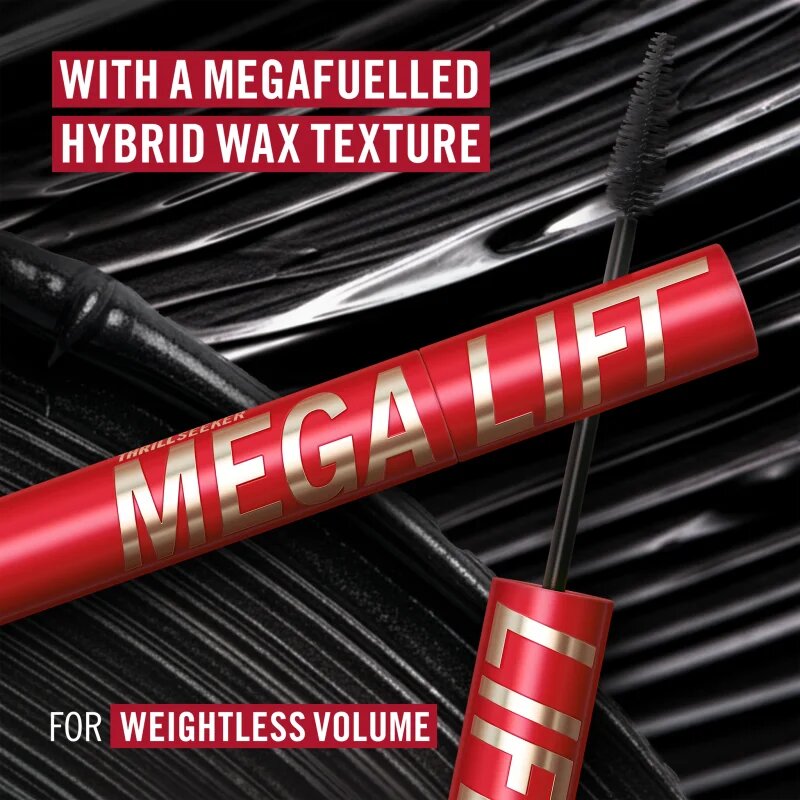 Rimmel Thrill Seeker Mega Lift mascara pentru volum culoare 002 Black Brown 10 ml