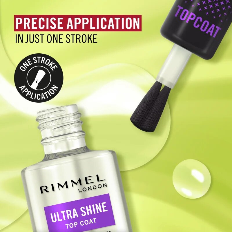 Rimmel Ultra Shine lac de unghii pentru o protecție perfectă și strălucire intensă 12 ml