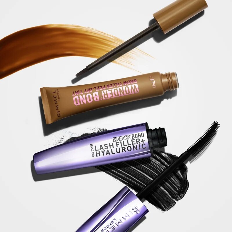 Rimmel Wonder'Bond gel pentru sprancene culoare 001 Light Brown 7.7 ml