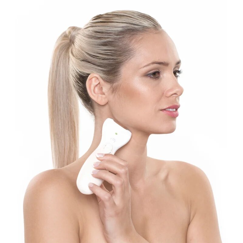 RIO 60 Second Neck Toner aparat pentru masaj pentru fermitatea gâtului și a bărbiei Cream 1 buc