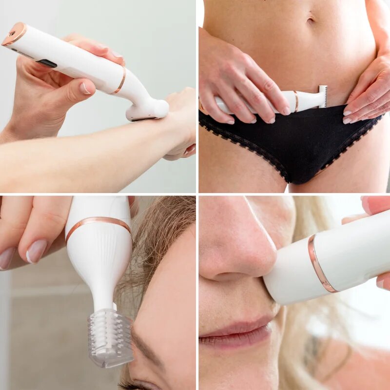 RIO Go Smooth 4-in-1 Lady Shaver & Bikini Trimmer epilator pentru femei 4 in 1 1 buc