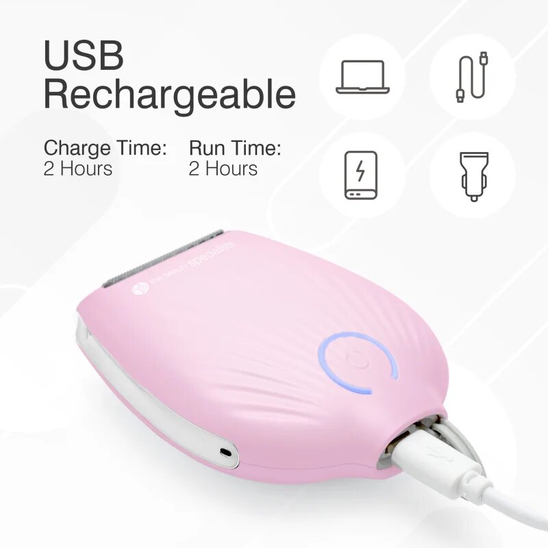 RIO Go Smooth epilator pentru femei Pink Chrome 1 buc