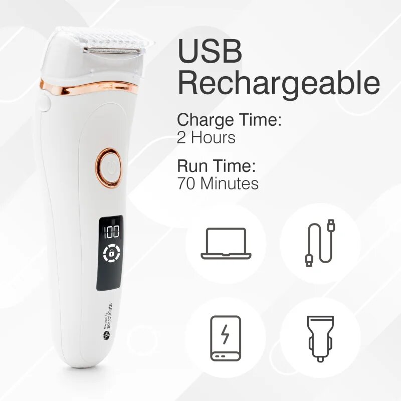 RIO Go Smooth Wet & Dry Lady Shaver epilator pentru femei 1 buc