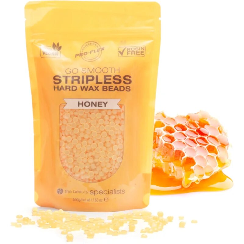 RIO Hard Wax Beads Honey perle de ceară pentru depilare 500 g