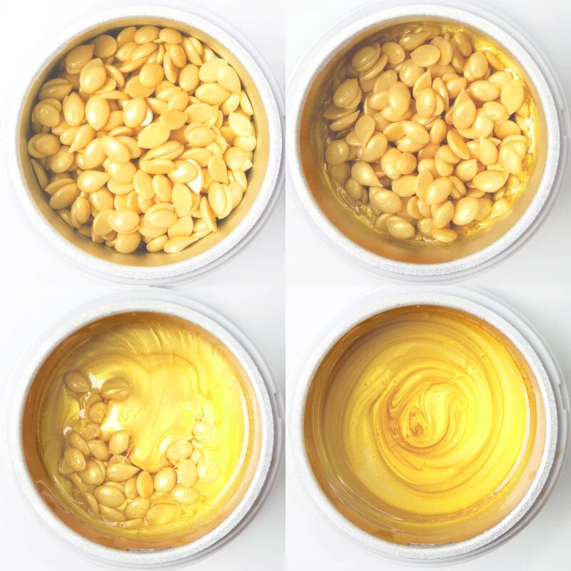 RIO Hard Wax Beads Honey perle de ceară pentru depilare 750 g