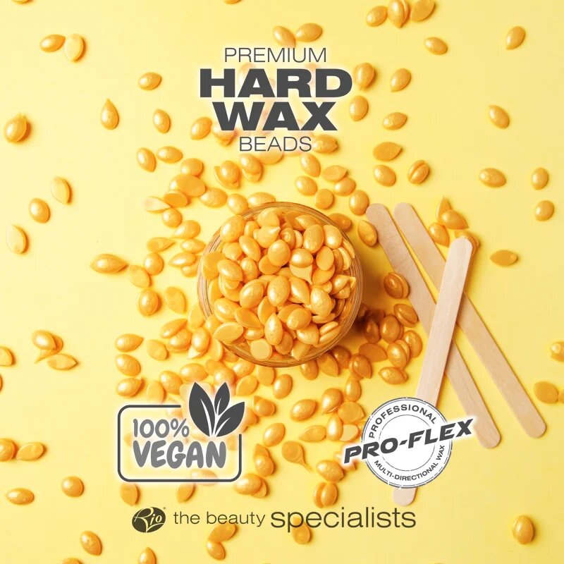 RIO Hard Wax Beads Honey perle de ceară pentru depilare 750 g
