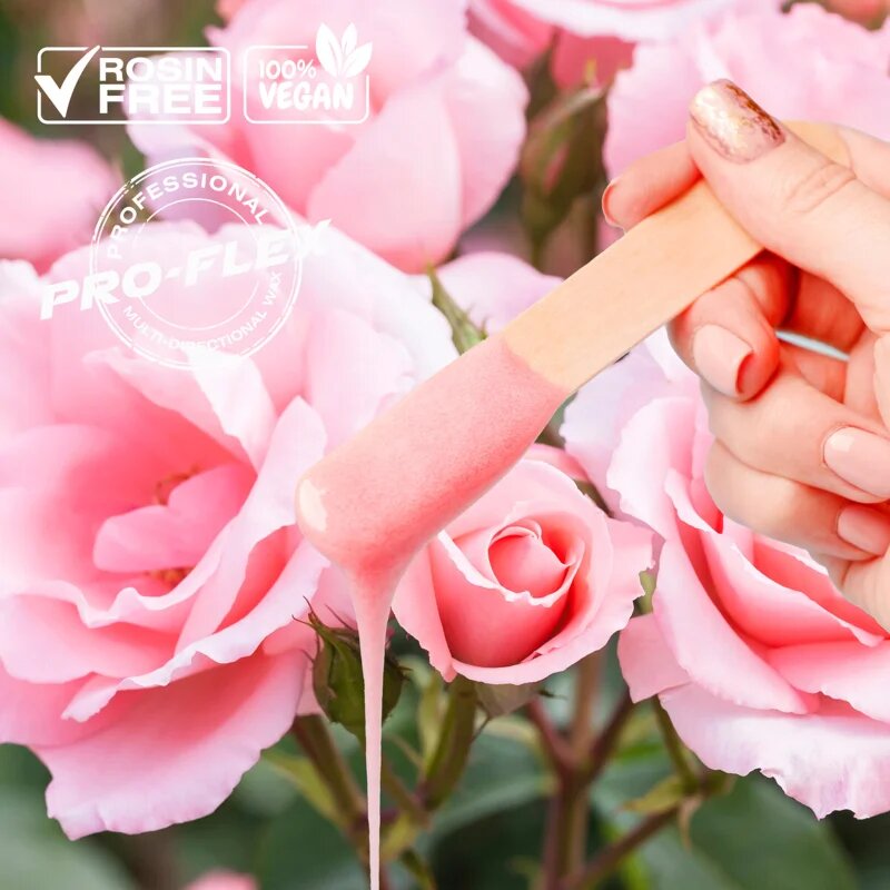 RIO Hard Wax Beads Rose perle de ceară pentru depilare 500 g