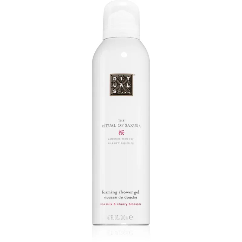 Rituals The Ritual Of Sakura spumă pentru duș Rice Milk & Cherry Blossom 200 ml