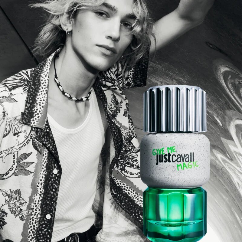 Roberto Cavalli Just Cavalli Give Me Magic For Him Eau de Toilette pentru bărbați 30 ml