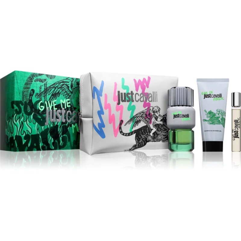 Roberto Cavalli Just Cavalli Give Me Magic For Him set cadou pentru bărbați