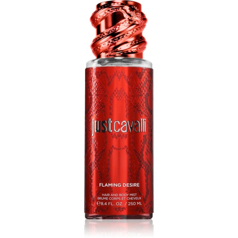 Roberto Cavalli Just Cavalli Mistflaming Desire spray parfumat pentru corp și păr pentru femei 250 ml