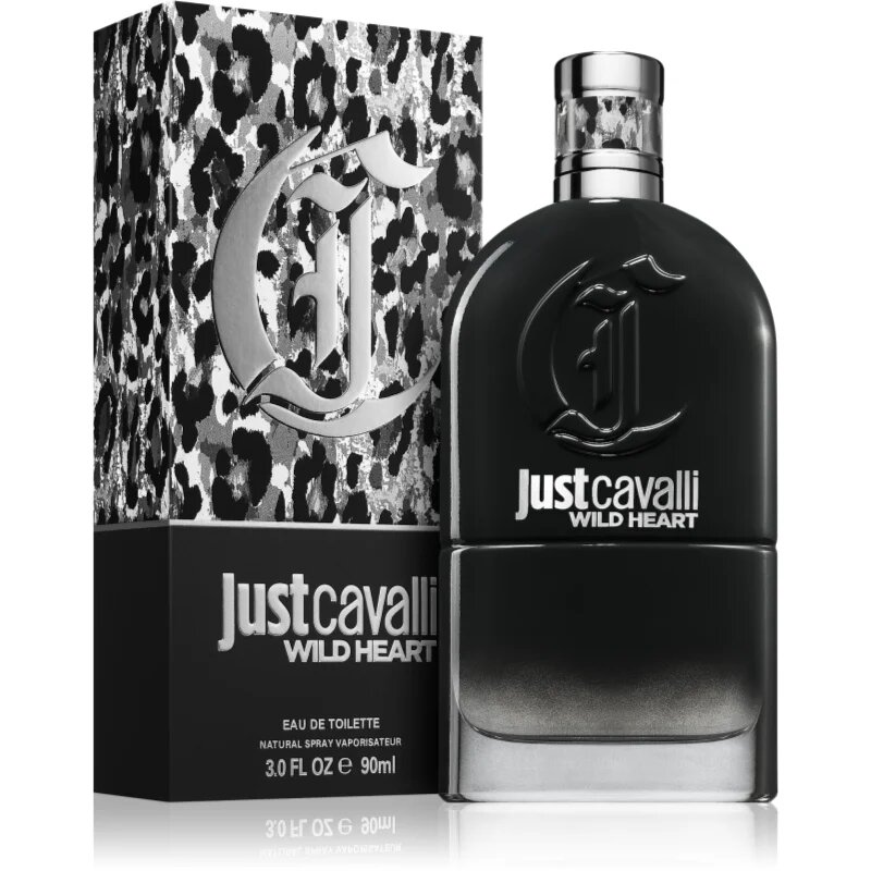 Roberto Cavalli Just Cavalli Wild Heart For Him Eau de Toilette pentru bărbați 90 ml