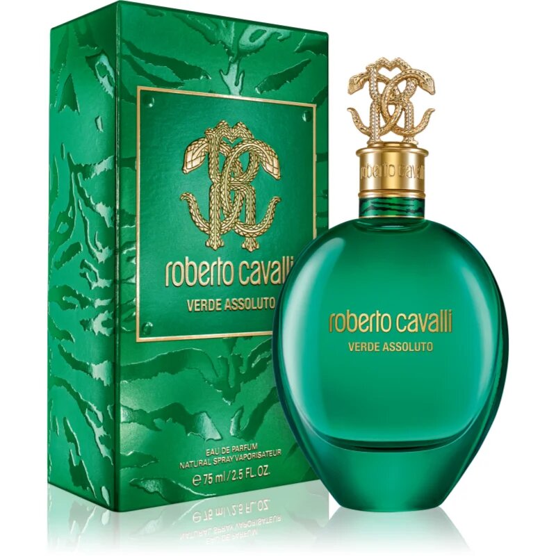 Roberto Cavalli Signature Verde Assoluto Eau de Parfum pentru femei 75 ml