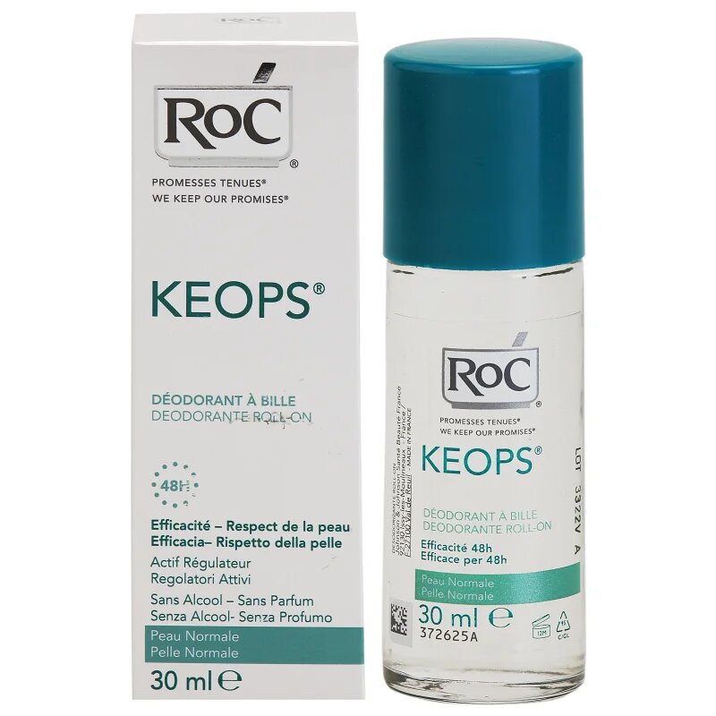 RoC Keops Deodorant roll-on 48h 30 ml