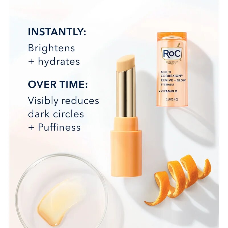 RoC Multi Correxion Revive + Glow balsam pentru ochi cu efect de iluminare cu vitamina C 4 g