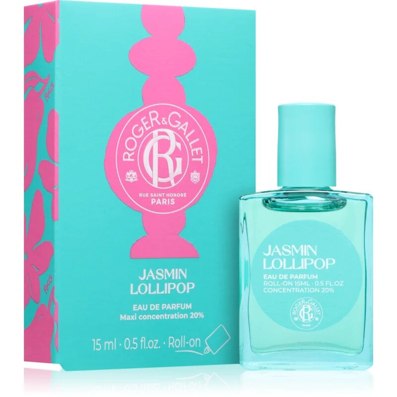 Roger & Gallet Jasmin Lollipop apa de toaleta roll-on pentru femei 15 ml