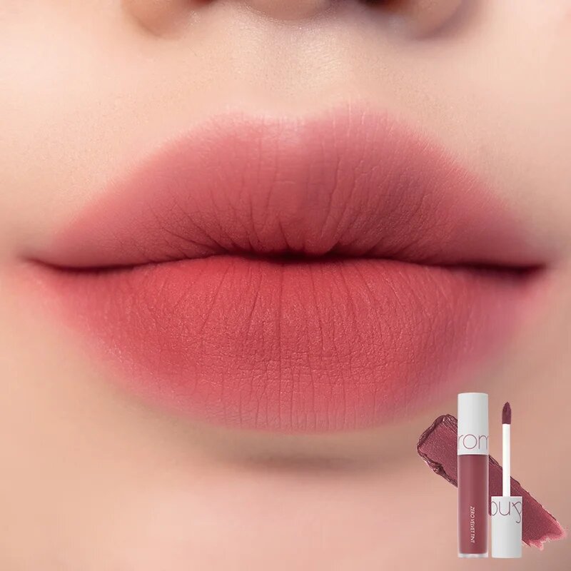 rom&nd Zero Velvet Tint ruj crema cu efect matifiant culoare #04 Burnt Heart 5.5 g