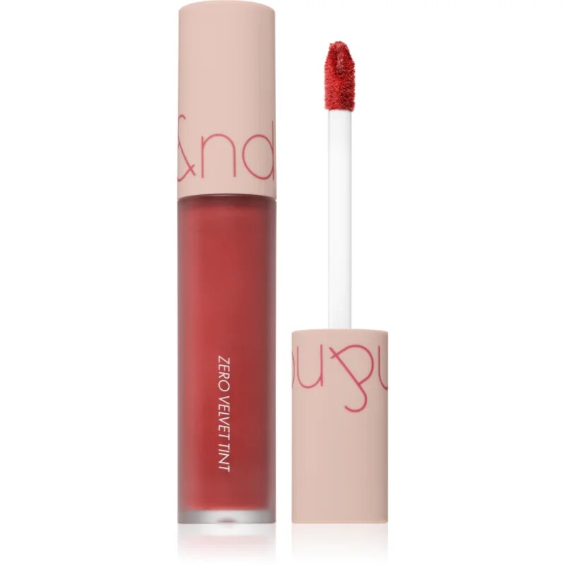 rom&nd Zero Velvet Tint ruj crema cu efect matifiant culoare #16 Burny Nude 55 g