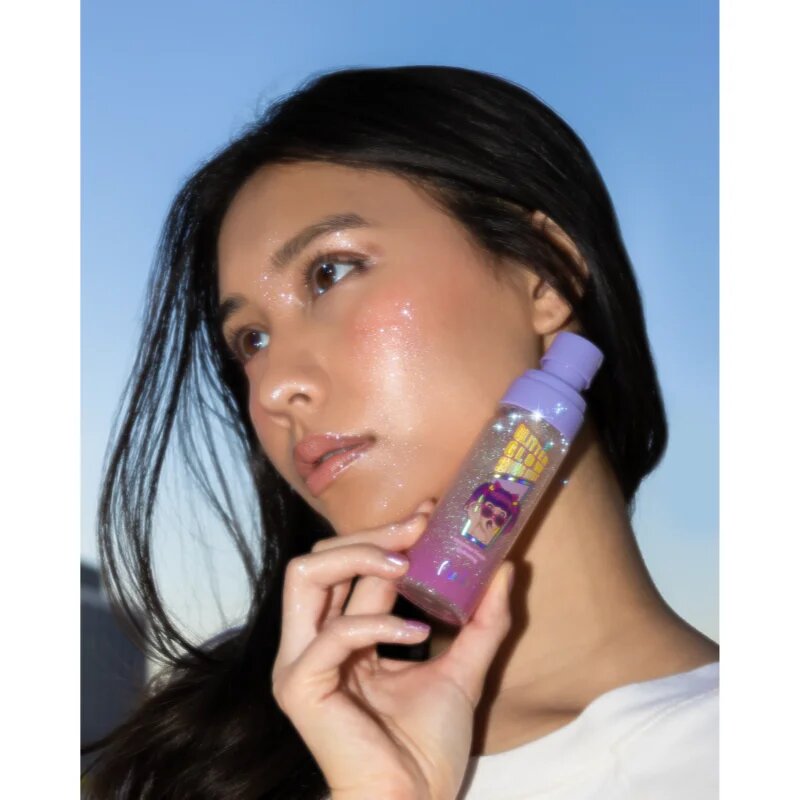 Rude Cosmetics Glitter Glow fixator make-up cu particule stralucitoare 60 ml