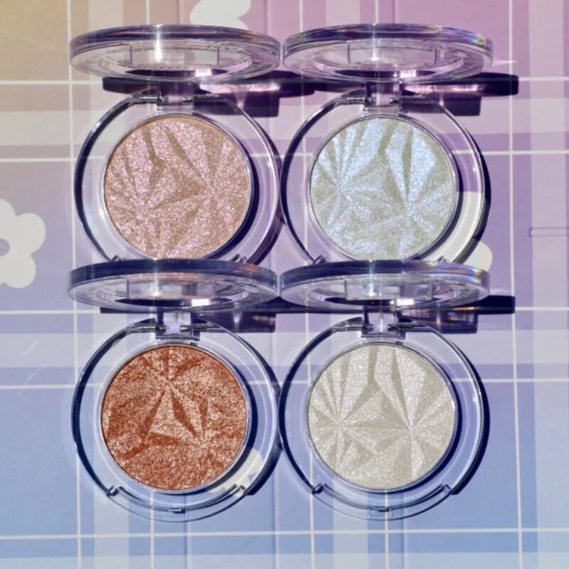 Rude Cosmetics Manga Collection Twinkle Twinkle Highlighter Pudra compacta ce ofera luminozitate culoare Kirei-Sama's Playlist 4 g